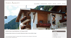 Desktop Screenshot of haus-alblitt.at