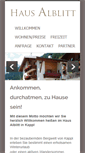 Mobile Screenshot of haus-alblitt.at